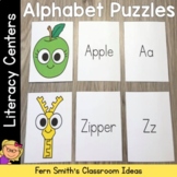 Alphabet Three Piece Puzzle Literacy Center