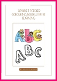 Alphabet Toddler Colouring Book with The Learning Printabl