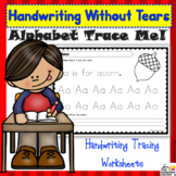 Alphabet Trace Me Letter Formation Worksheets | Handwritin