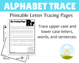 Alphabet Trace Printable