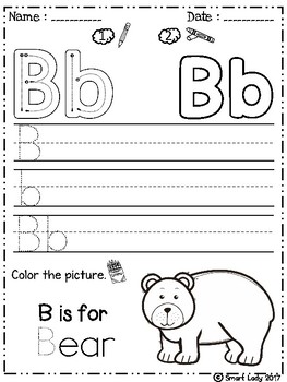 Alphabet Trace and Color (Set 2) by Smart Lady | TpT