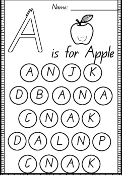Alphabet Trace and Find- Letter Aa FREEBIE by Keep it Simple- KIS