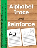 Alphabet Trace and Reinforce Handwriting Practice Tracing 