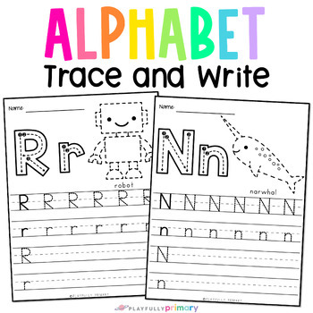 Letter Formation Posters Alphabet Handwriting Practice Posters