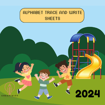 Preview of Alphabet Trace and Write Sheets: A Fun Learning Tool for Young Minds