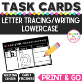 Alphabet Trace and Write l Lowercase l Task Cards
