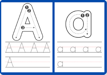 Preview of Alphabet Tracing