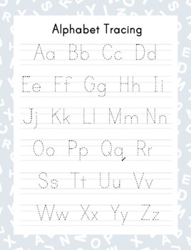 Alphabet Tracing by 123ABC Learn with Me | TPT