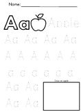 Alphabet Tracing A-Z, Abeka Alphabet