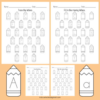 a z letter writing worksheet teaching resources tpt