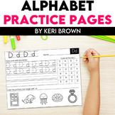 Alphabet Tracing | Alphabet Writing Practice Pages | Lette