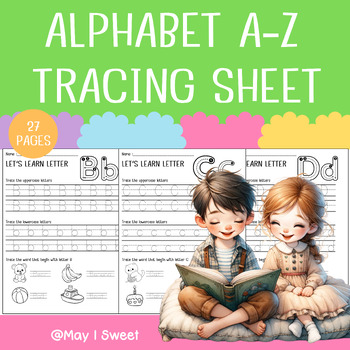 Alphabet Tracing Beginning Sound : A-Z by May I Sweet | TPT