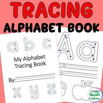 Alphabet Tracing Book by LittleSproutLearns | TPT