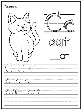 Alphabet Tracing Book by A Pinch of Kinder - Yukari Naka | TpT