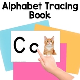 Alphabet Tracing Book Nonfiction Pictures | Editable