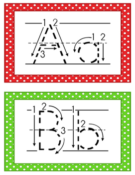 Letter Formation Cards (Free Printable Set)