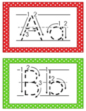Alphabet Tracing Cards (Correct Letter Formation)