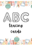 |Printable| Alphabet Tracing Cards Worksheet in Pastel Col