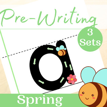 Preview of Alphabet Tracing for Pre-Writing Practice with Spring (Full)