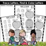Alphabet Tracing & Color Practice Worksheet