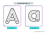 Alphabet Tracing | Coloring A to Z lower-case and Capital 