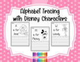 Alphabet Tracing Disney Characters