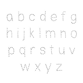 Alphabet Tracing Font - commercial, personal use | TpT