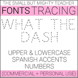 Tracing Font - commercial, personal use