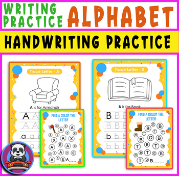 Alphabet Tracing - Handwriting Practice Sheets - Uppercase and ...