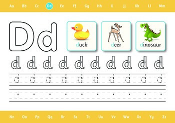 Alphabet Tracing - Learn to Write by Wise Owl Worksheets | TpT