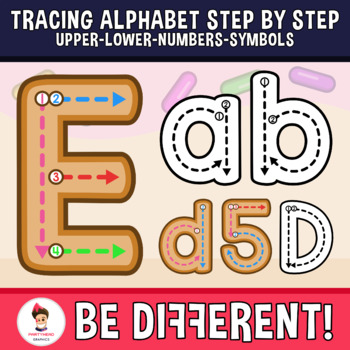 Preview of Alphabet Tracing Letters Clipart Formation Motor Skills 