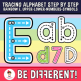 Alphabet Tracing Letters Clipart Formation Motor Skills Pe