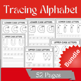 Alphabet Tracing Lower Case and Upper Case Letters 52 pages