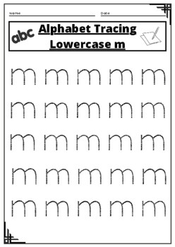 lowercase letter m