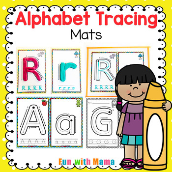 Alphabet Playdough Mats - Interactive - Fun with Mama Shop