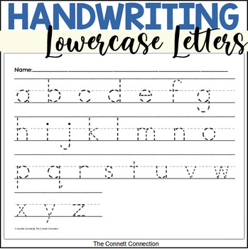 Alphabet Tracing Pages by The Connett Connection | TpT