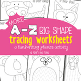 Alphabet Tracing Pages {A Pre-Writing & Phonics Activity}