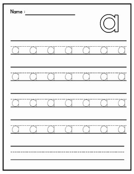 Alphabet Tracing Practice - Lowercase by MissMissG | TpT