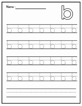 Alphabet Tracing Practice - Lowercase by MissMissG | TPT