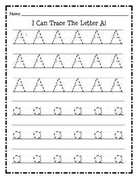 Alphabet Tracing Set by iLoveK by iLoveK | TPT