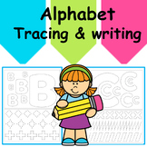 Alphabet Tracing Sheet Printable ABC Practice Alphabet Pri