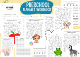 Alphabet Tracing Sheet Printable l ABC Practice Workbook