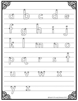 alphabet tracing sheets by packers primary paradise tpt