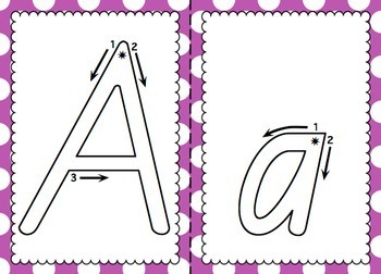 qld beginners font alphabet tracing sheets by miss jacobs