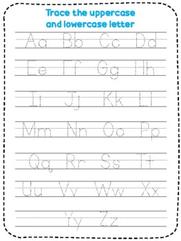 Preview of Alphabet Tracing | Upper and Lower Case Letters | Handwriting Practice
