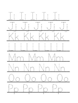 Alphabet Tracing Uppercase and Lowercase Worksheet by Raise Teachers