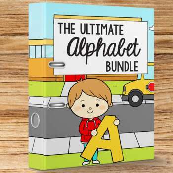 Preview of Alphabet Letters Cards Trace Letter Recognition Beginning Sounds Worksheets