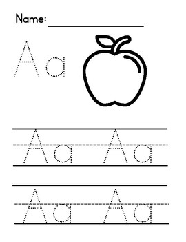 Alphabet Tracing Worksheet, Preschool busy book, dotted alphabet letters
