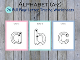 Alphabet Tracing Worksheet Printable, abc (Lowercase) Full