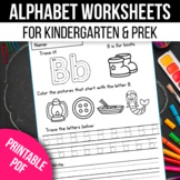 Alphabet Tracing Worksheets Distance Learning Beginning So